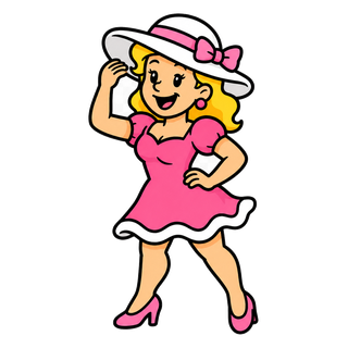 22 White Woman Cash Pot meaning icon